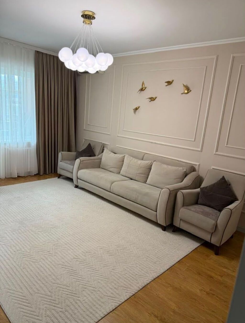 3 комнаты, 65 м², 12 мкр 106 серия, 5 этаж, Евроремонт: фото 6