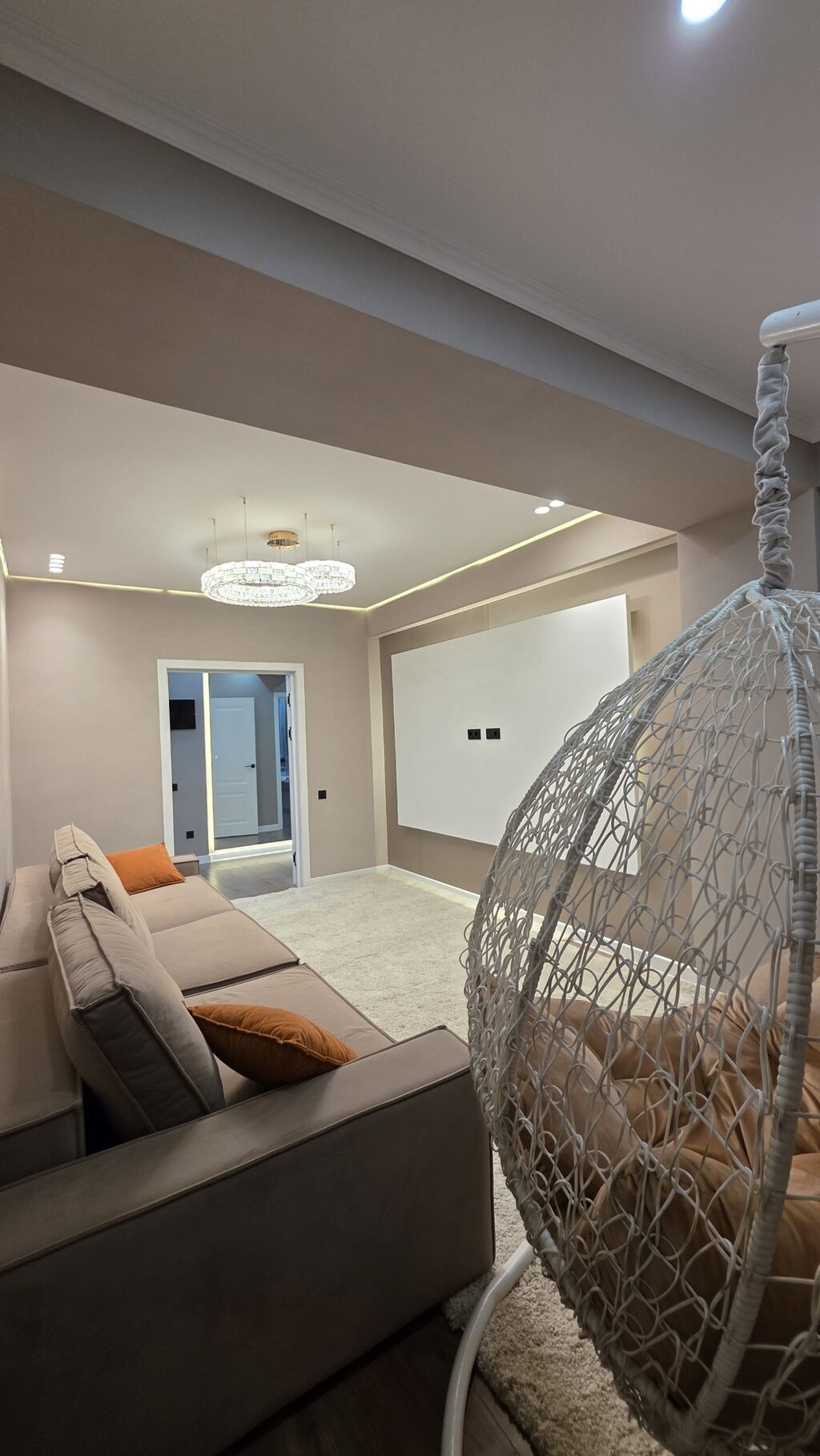 2 комнаты, 61 м², Пишпек Элитка, 5 этаж, Дизайнерский ремонт: фото 4