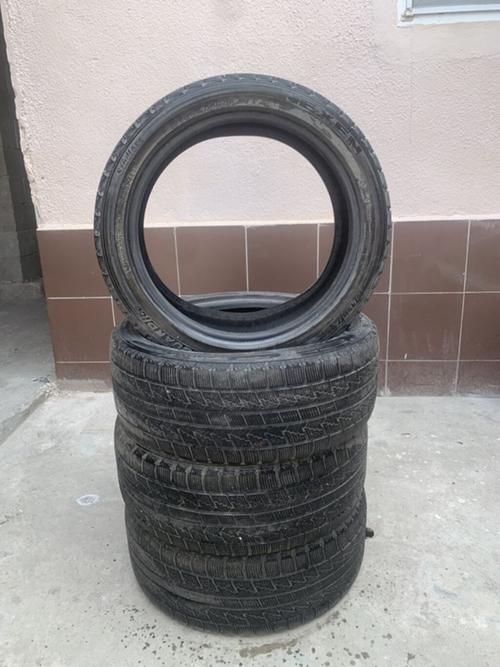 Шины 215 / 45 / R 17, Зима, Б/у, Комплект, Легковые, Nexen: фото 1