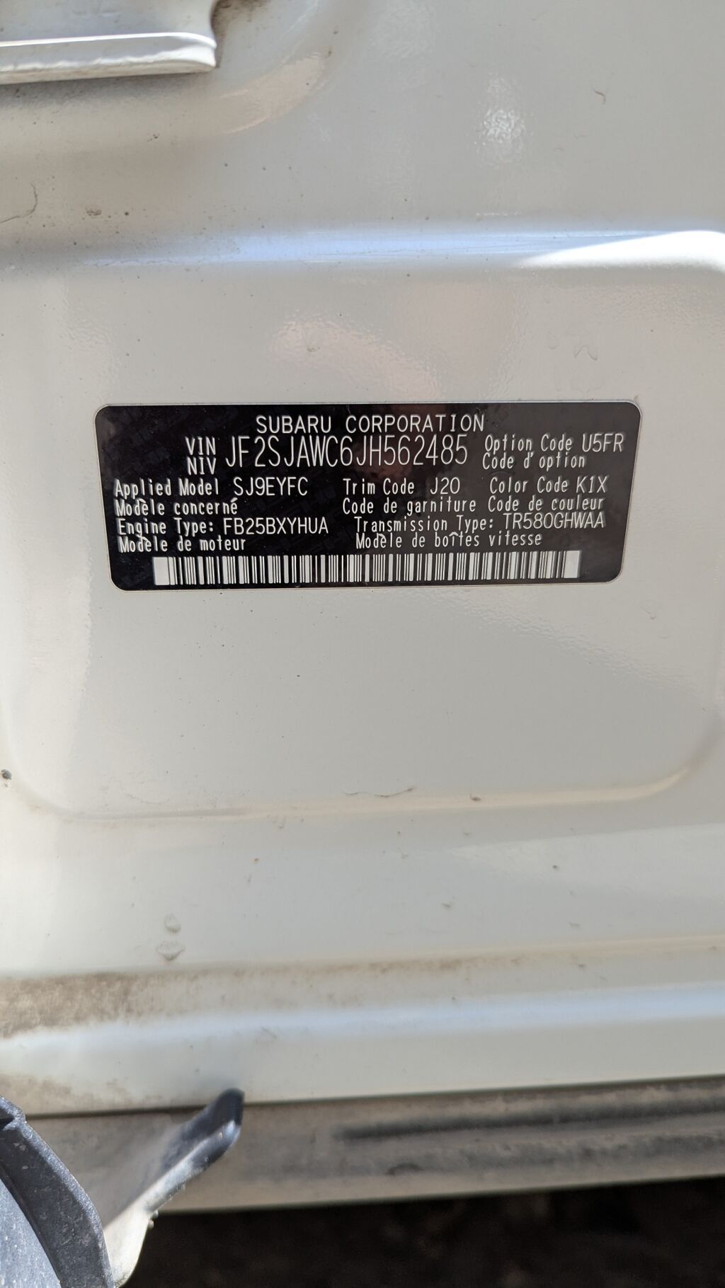 Subaru Forester: 2018 г., 2.5 л, Вариатор, Бензин, Кроссовер: фото 3