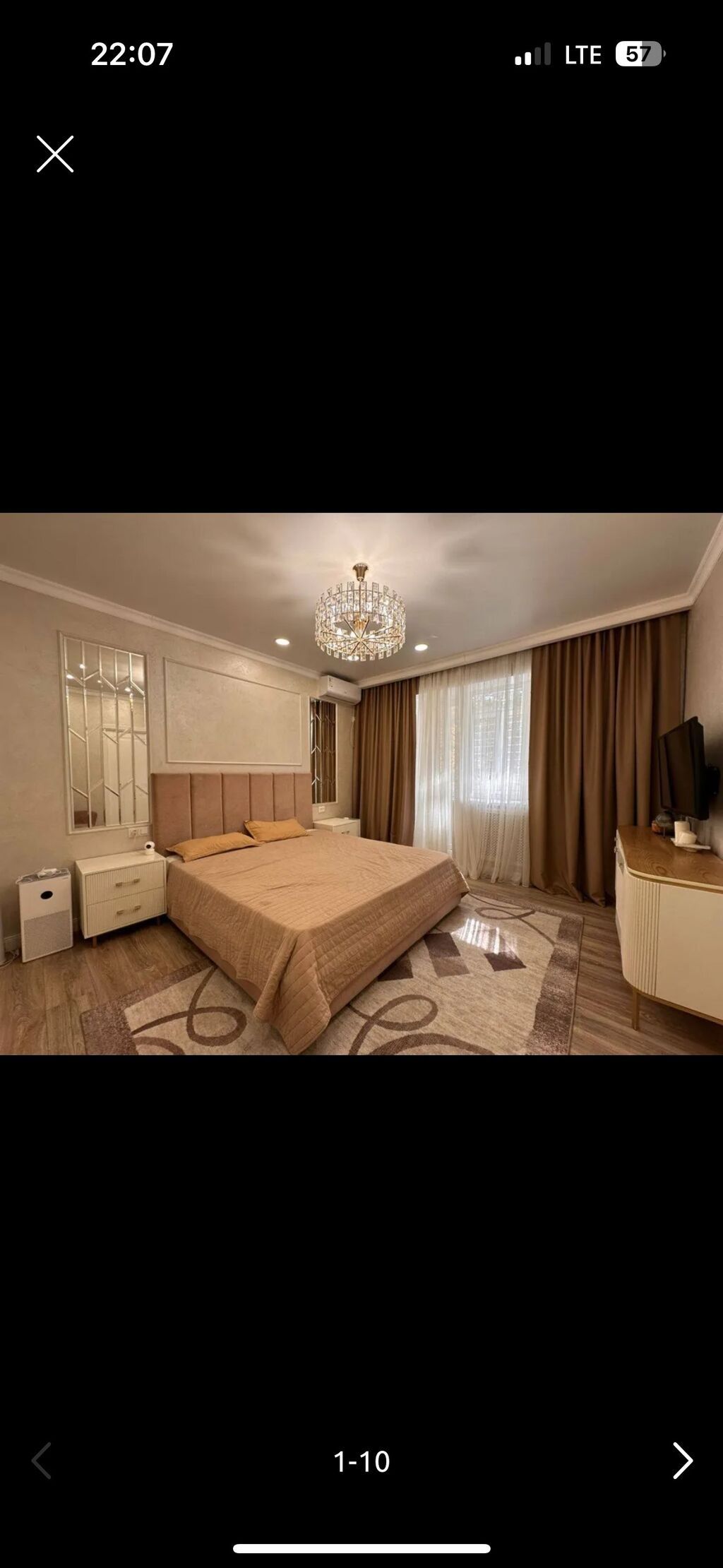 1 комната, Азия Молл, Душевая кабина, Постельное белье, Кондиционер: фото 3