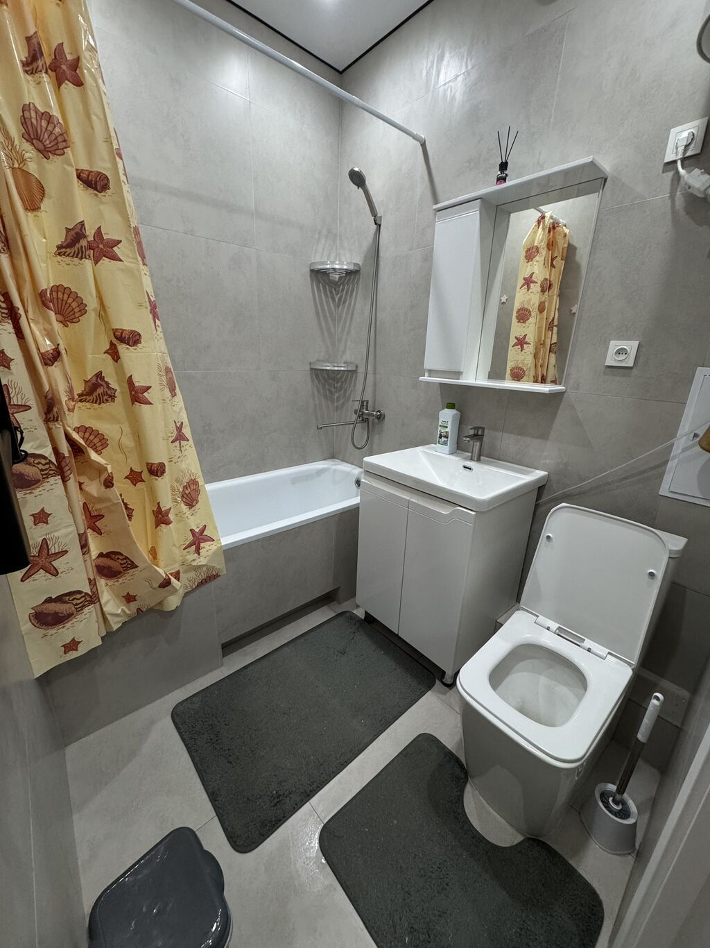 Сдаю в аренду 1 комн.кв в центре Бишкека 45м2 Полноценная квартира: фото 7
