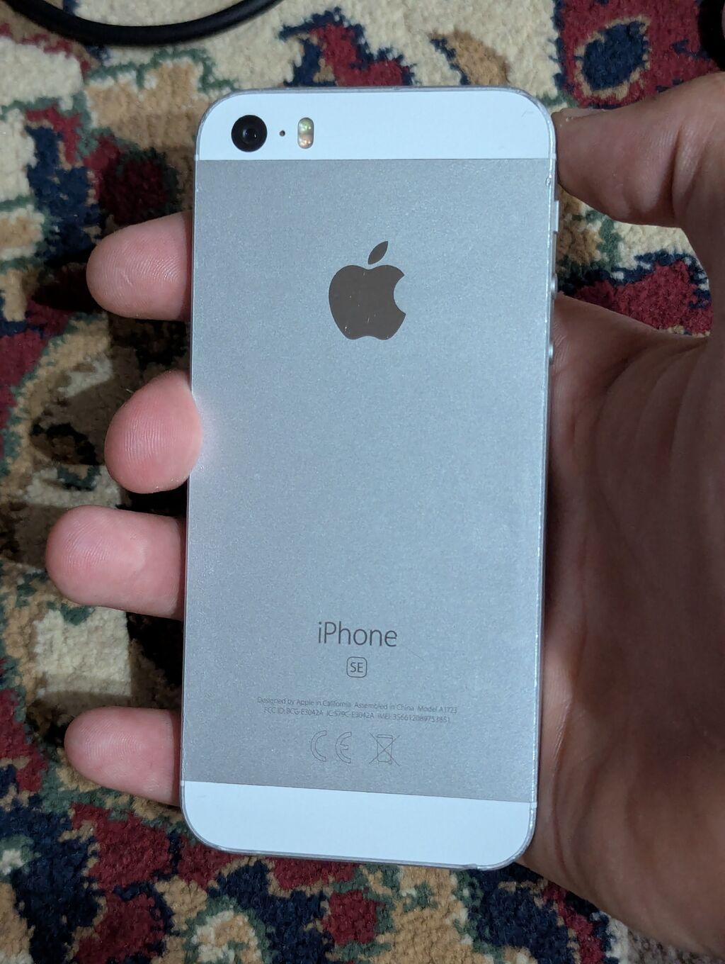 IPhone SE, Б/у, 32 ГБ, Белый, Чехол, 10 %: фото 2