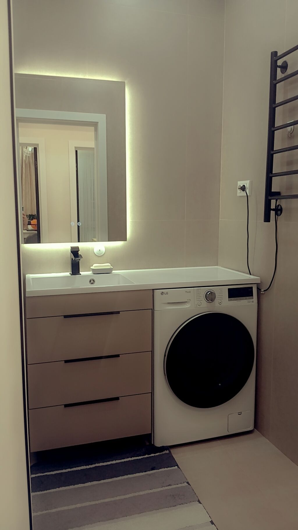 2 комнаты, 60 м², Джал-15 Элитка, 5 этаж, Евроремонт: фото 6