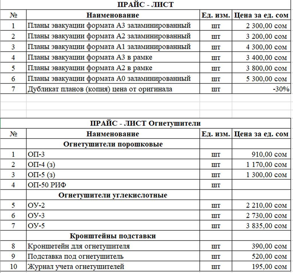 Планы эвакуации по пожарной безопасности все форматы - Разработка: фото 7