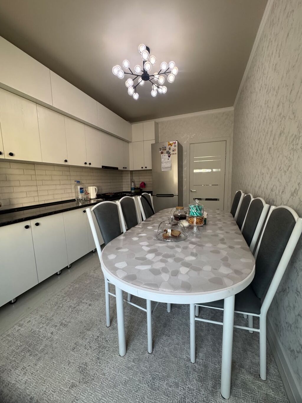 2 комнаты, 58 м², Тунгуч мкр Элитка, 7 этаж, Евроремонт: фото 6