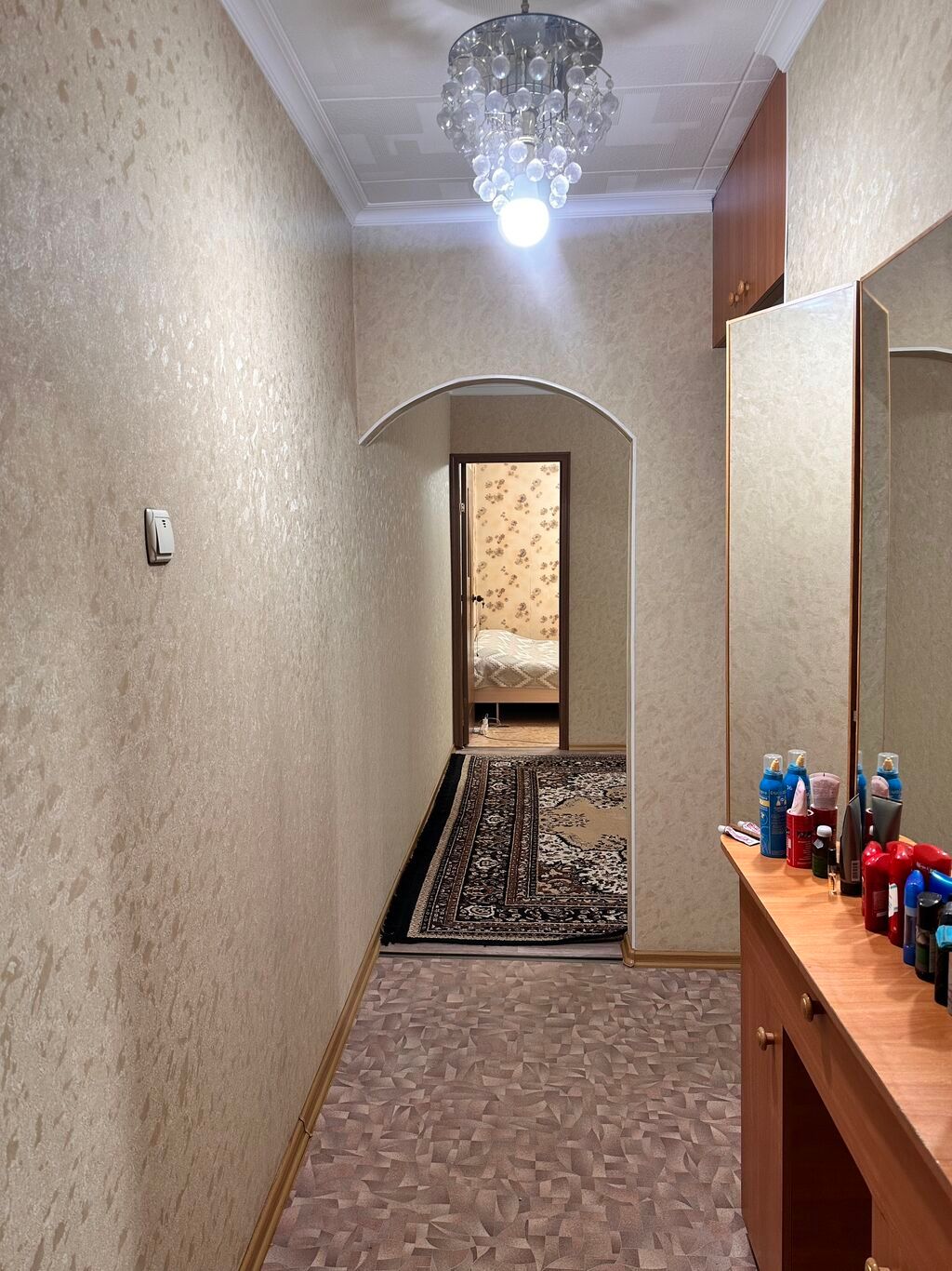 2 комнаты, 46 м², Кок-Жар мкр 104 серия, 1 этаж, Косметический ремонт