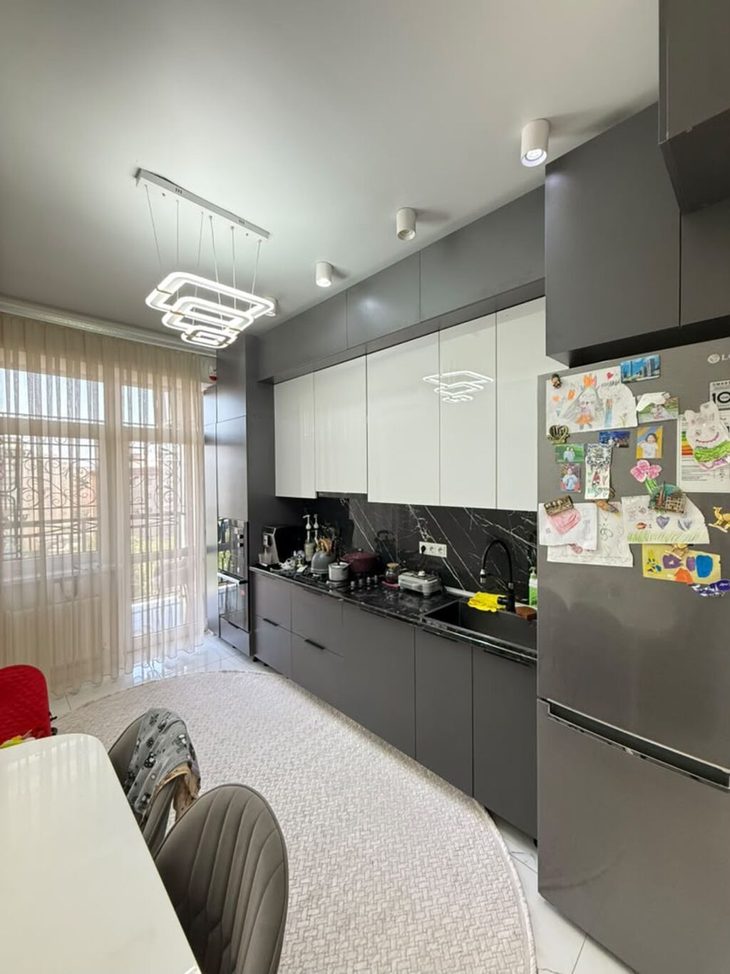 2 комнаты, 80 м², Кок-Жар ж/м Элитка, 7 этаж, Евроремонт: фото 7