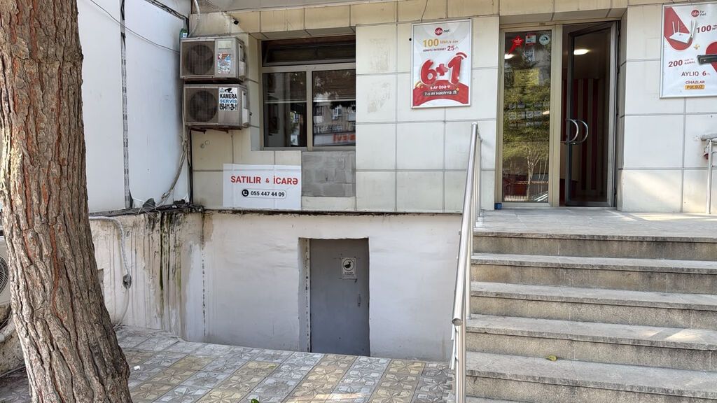 Obyekt – yarı zirzəmi səviyyəsində yerləşən kiçik ticarət/ankar