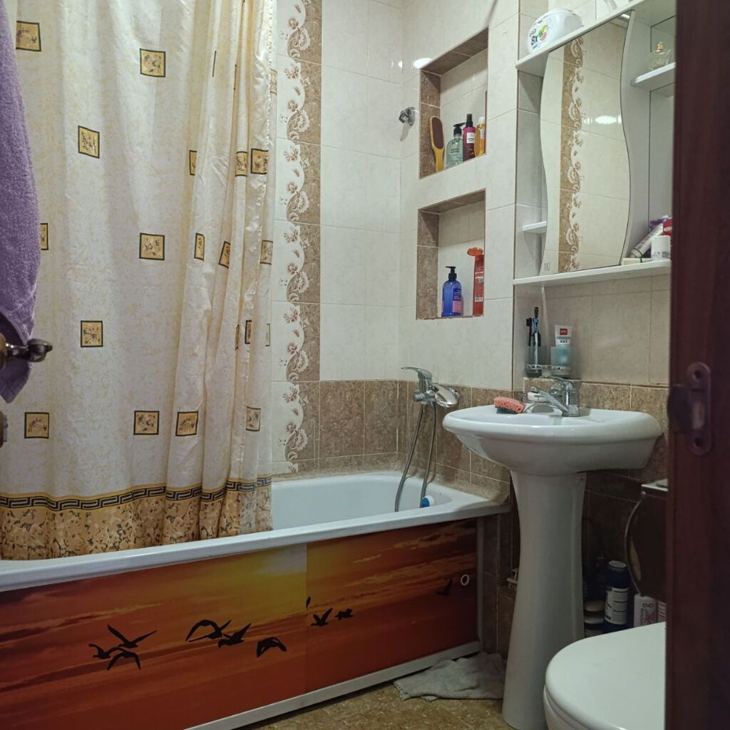 1 комната, 44 м², Кок-Жар ж/м 106 серия улучшенная, 6 этаж, Косметический ремонт: фото 3