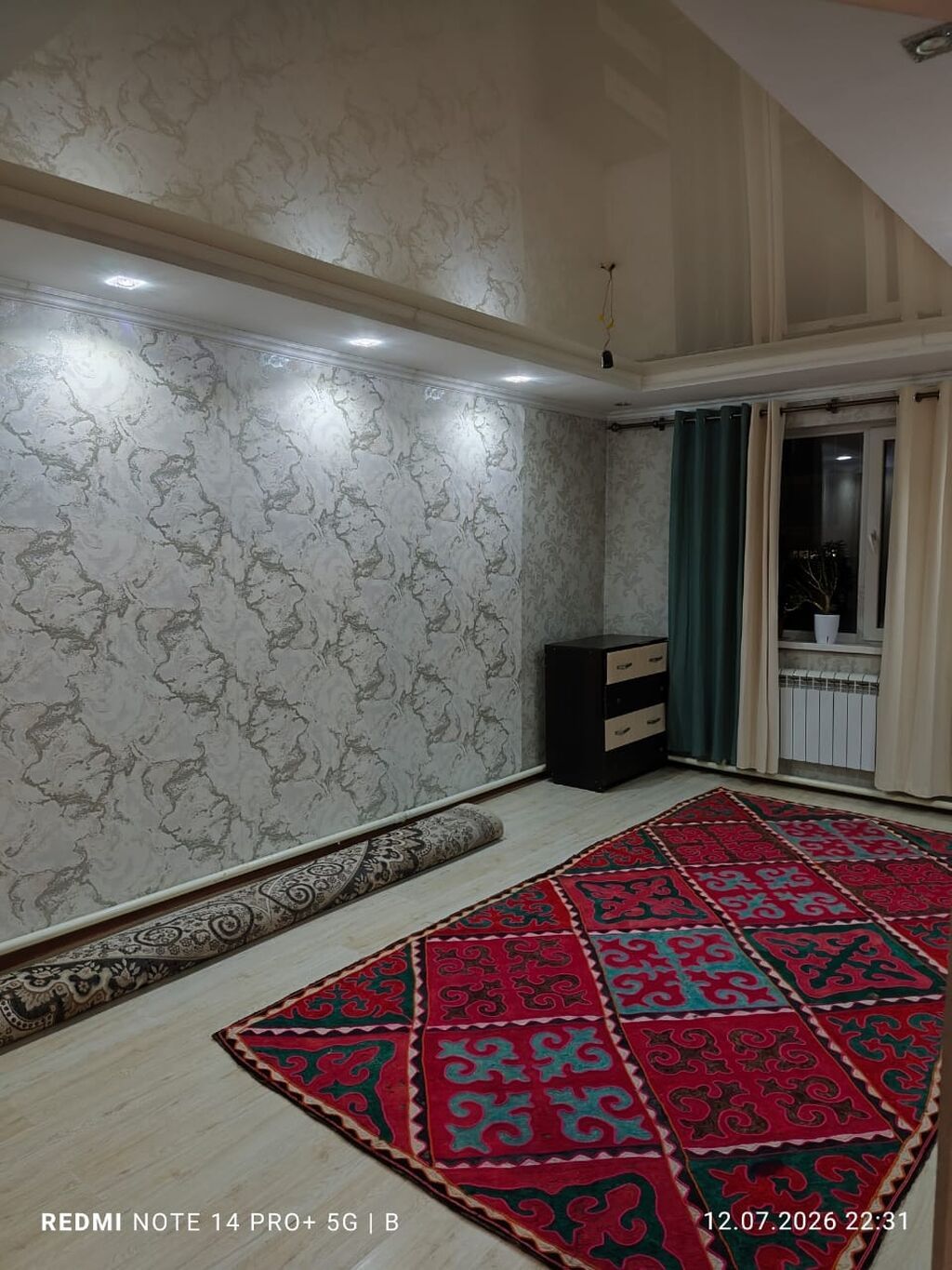 3 комнаты, 80 м², Ак-Ордо 1 ж/м Косметический ремонт: фото 2