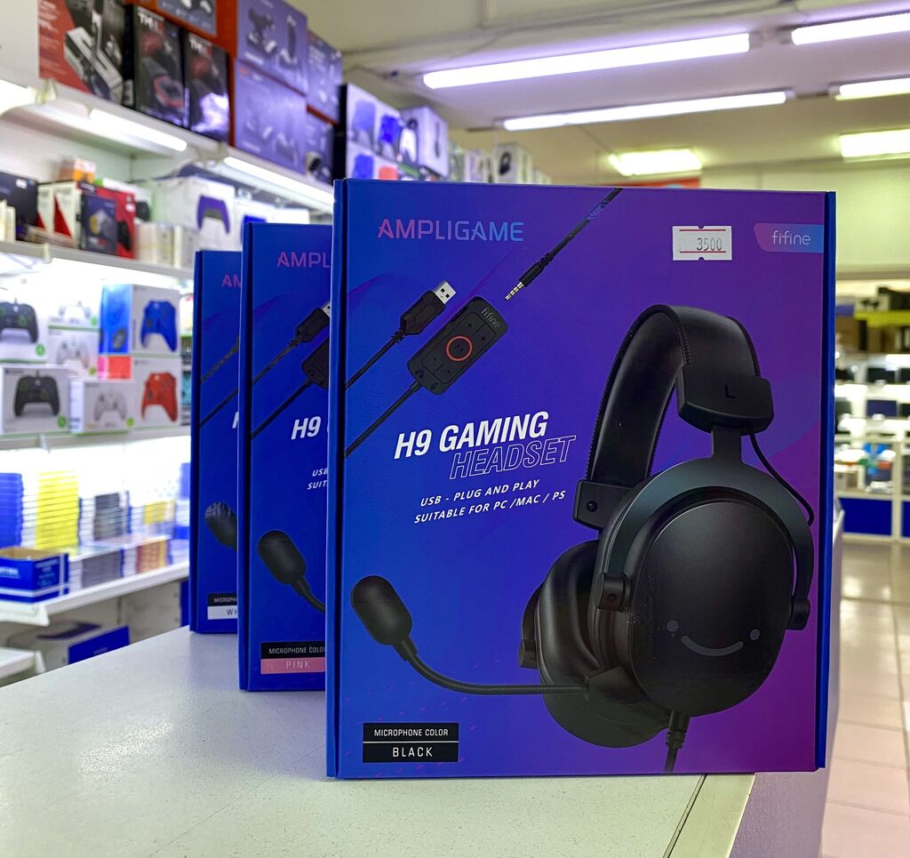 Fifine H9 Gaming Headsets представляет собой: 3400 KGS Колонки ...