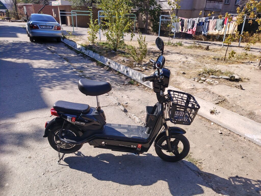 Электровелосипед/электроскутер BICIM SK8 (черный) - Компактный: фото 5