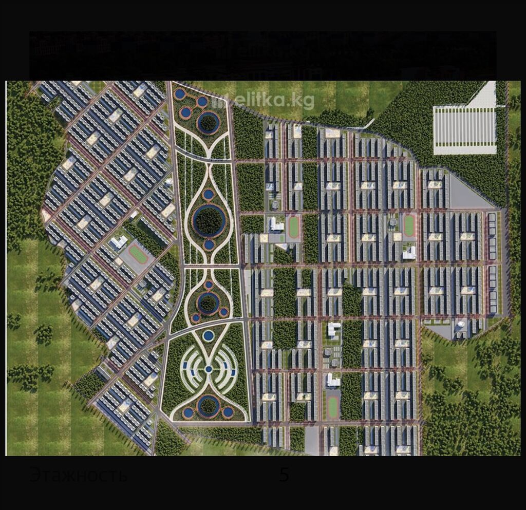 2 комнаты, 50 м², Достук с. Элитка, 3 этаж, ПСО (под самоотделку): фото 3