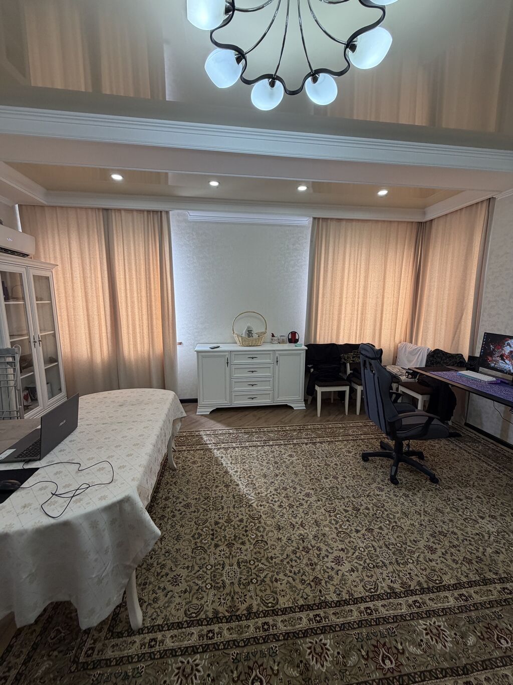 2 комнаты, 67 м², Душанбинка 8 этаж, Евроремонт: фото 3