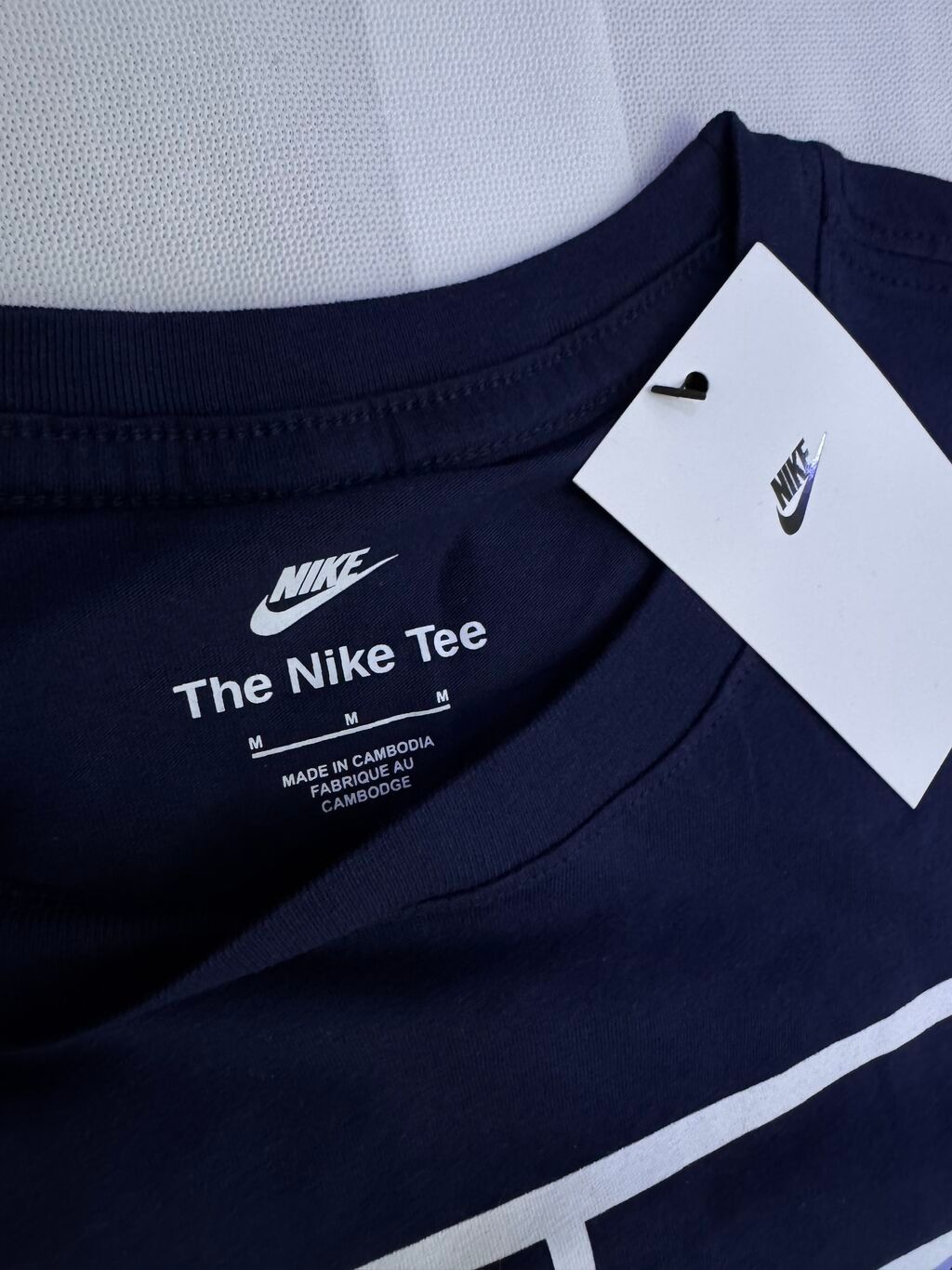 Мужская футболка, S, M, L, Nike, Новый, цвет - Синий, Самовывоз: фото 2