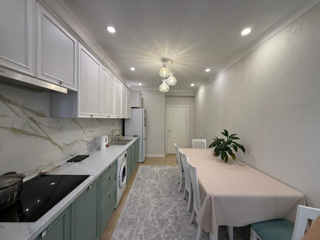 3 комнаты, 108 м², Ала-Арча ТРЦ Элитка, 5 этаж, Евроремонт: фото 2