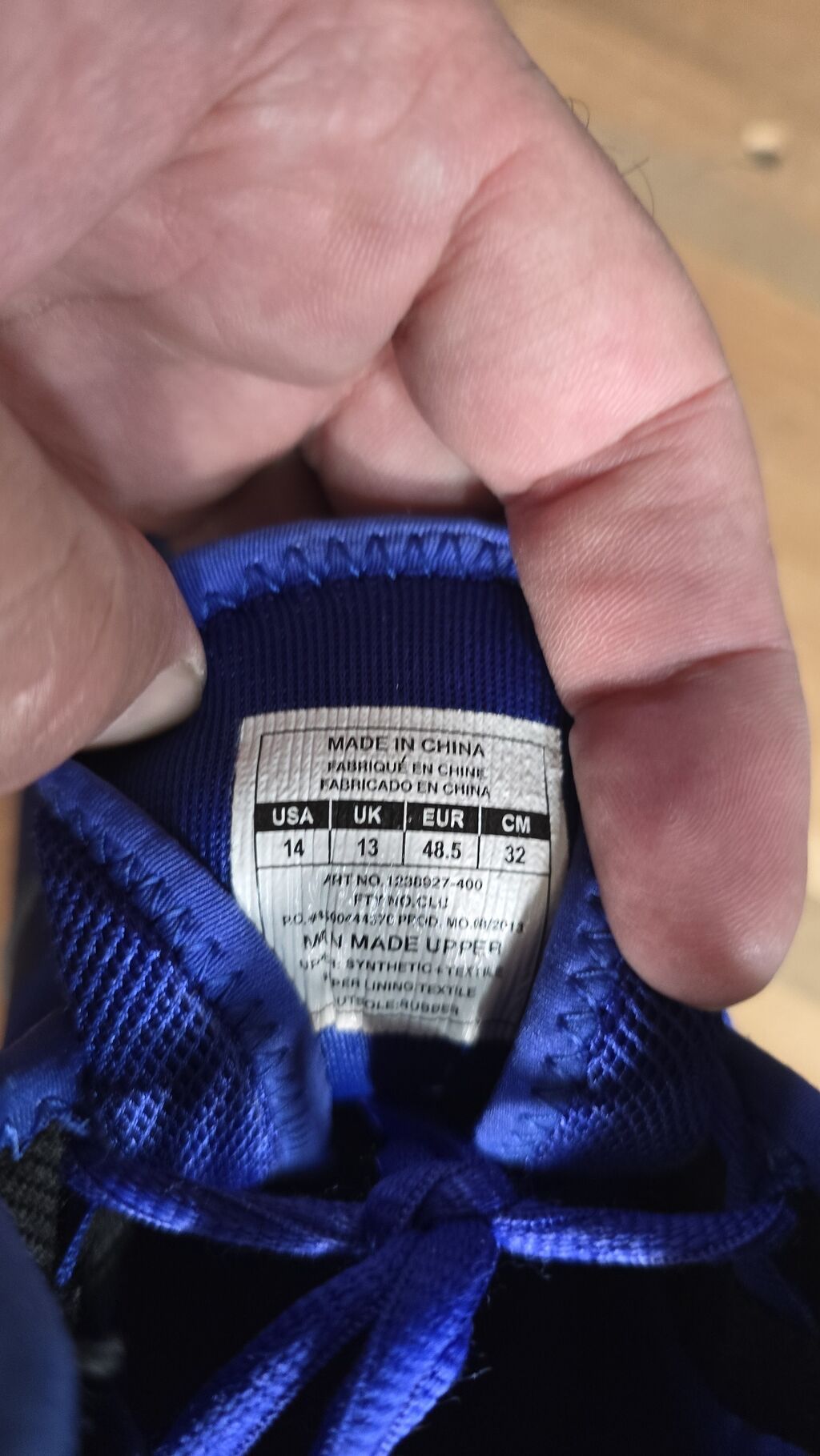 Мужские кроссовки, 47, 48, Under Armour, Б/у, цвет - Синий, Самовывоз, Платная доставка: фото 6