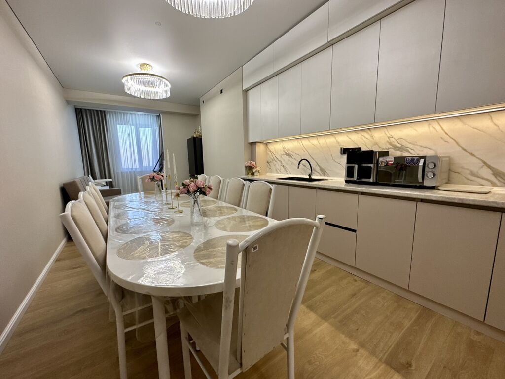 3 комнаты, 83 м², Аламедин-1 мкр Элитка, 6 этаж, Дизайнерский ремонт: фото 7