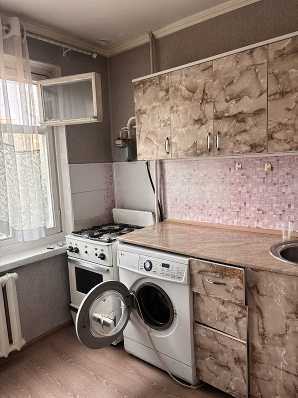 1 комната, 43 м², 1000 мелочей 104 серия, 4 этаж, Старый ремонт: фото 5