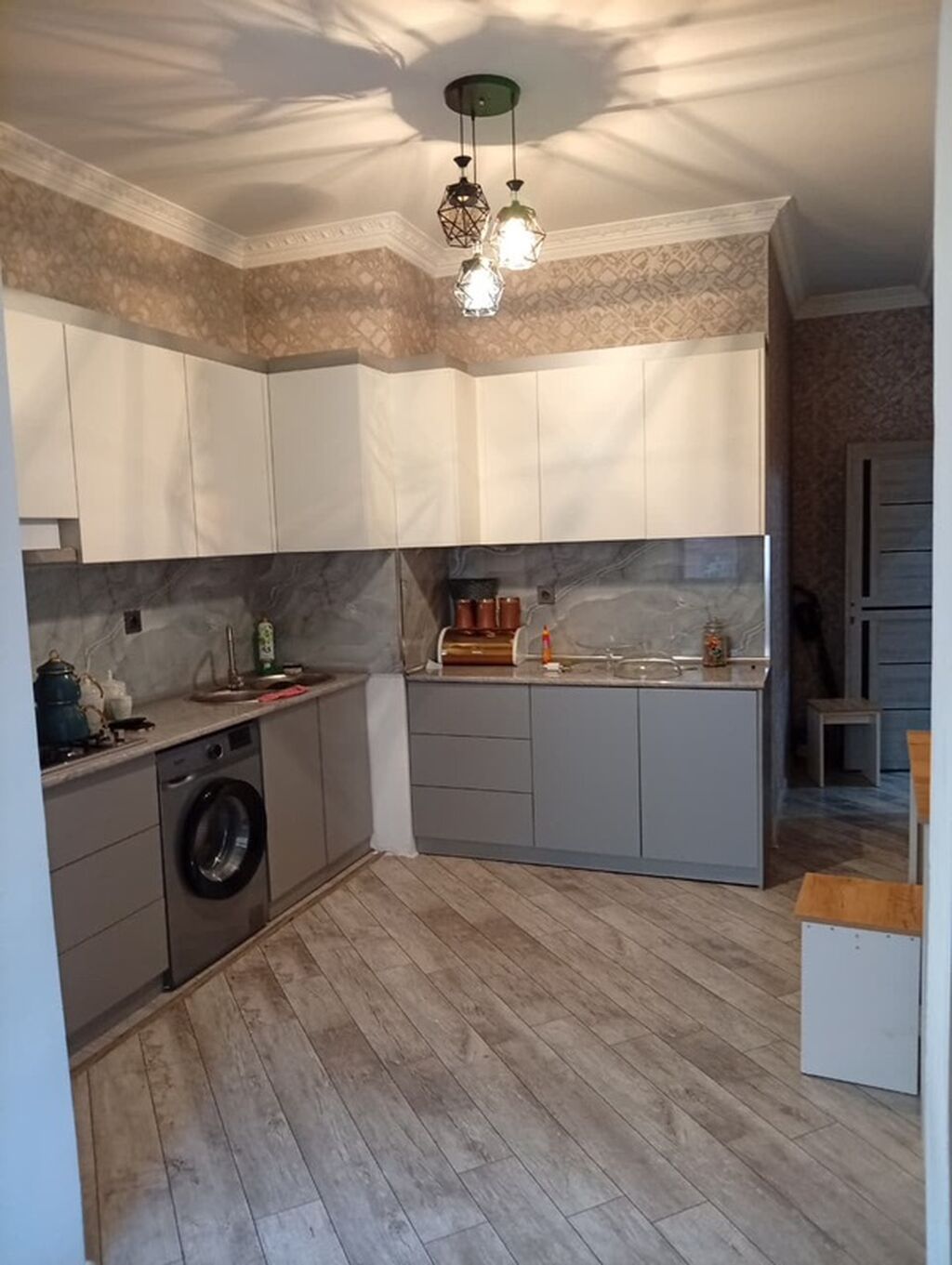 Mənzil – zövqlü təmirli, geniş və işıqlı planlama - Geniş qonaq