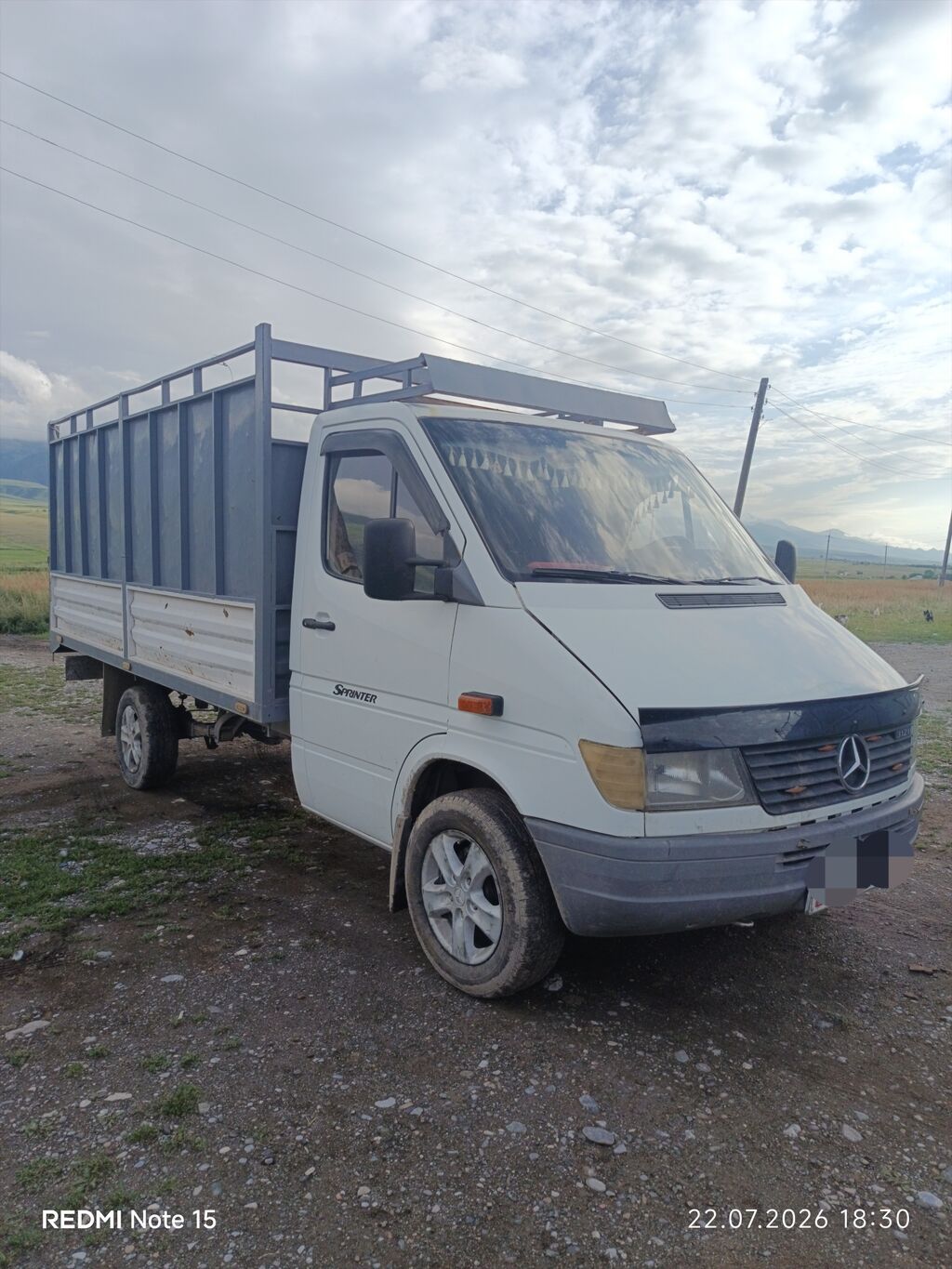 Mercedes-Benz Sprinter 312D бортовой грузовик есть разрешение на все: фото 5