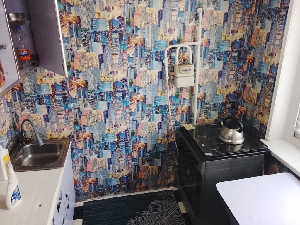2 комнаты, 48 м², Ошский мкр., 104 серия, 4 этаж, Свежий ремонт: фото 7