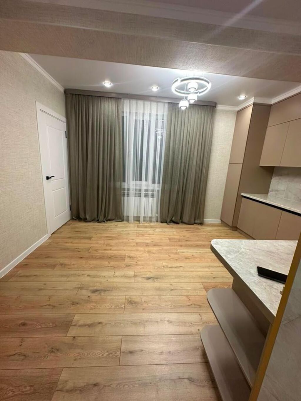 3 комнаты, 70 м², Аламедин-1 мкр Элитка, 1 этаж, Евроремонт: фото 4