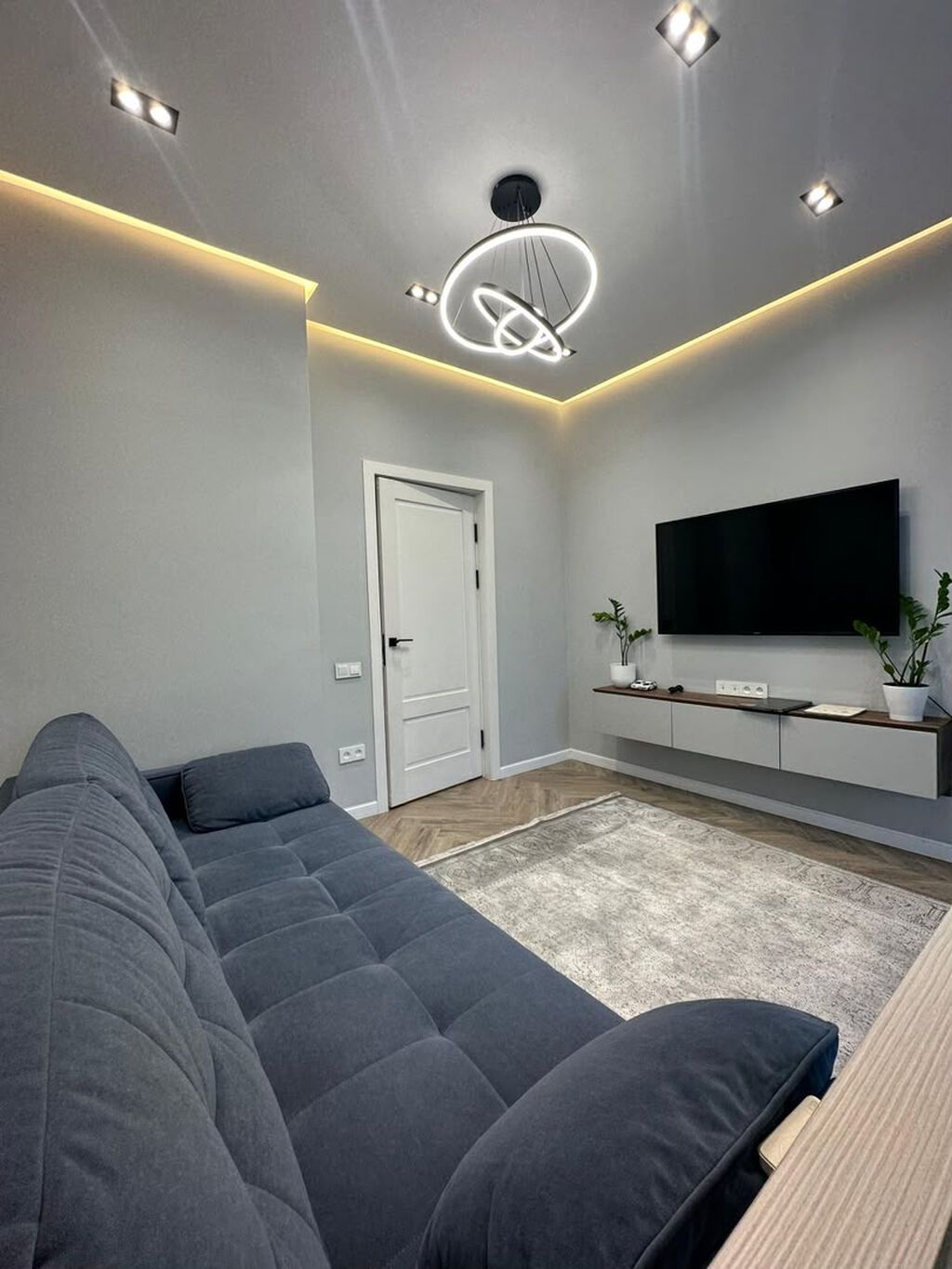 1 комната, 45 м², Боконбаева/Уметалиева Элитка, 5 этаж, Дизайнерский ремонт: фото 4