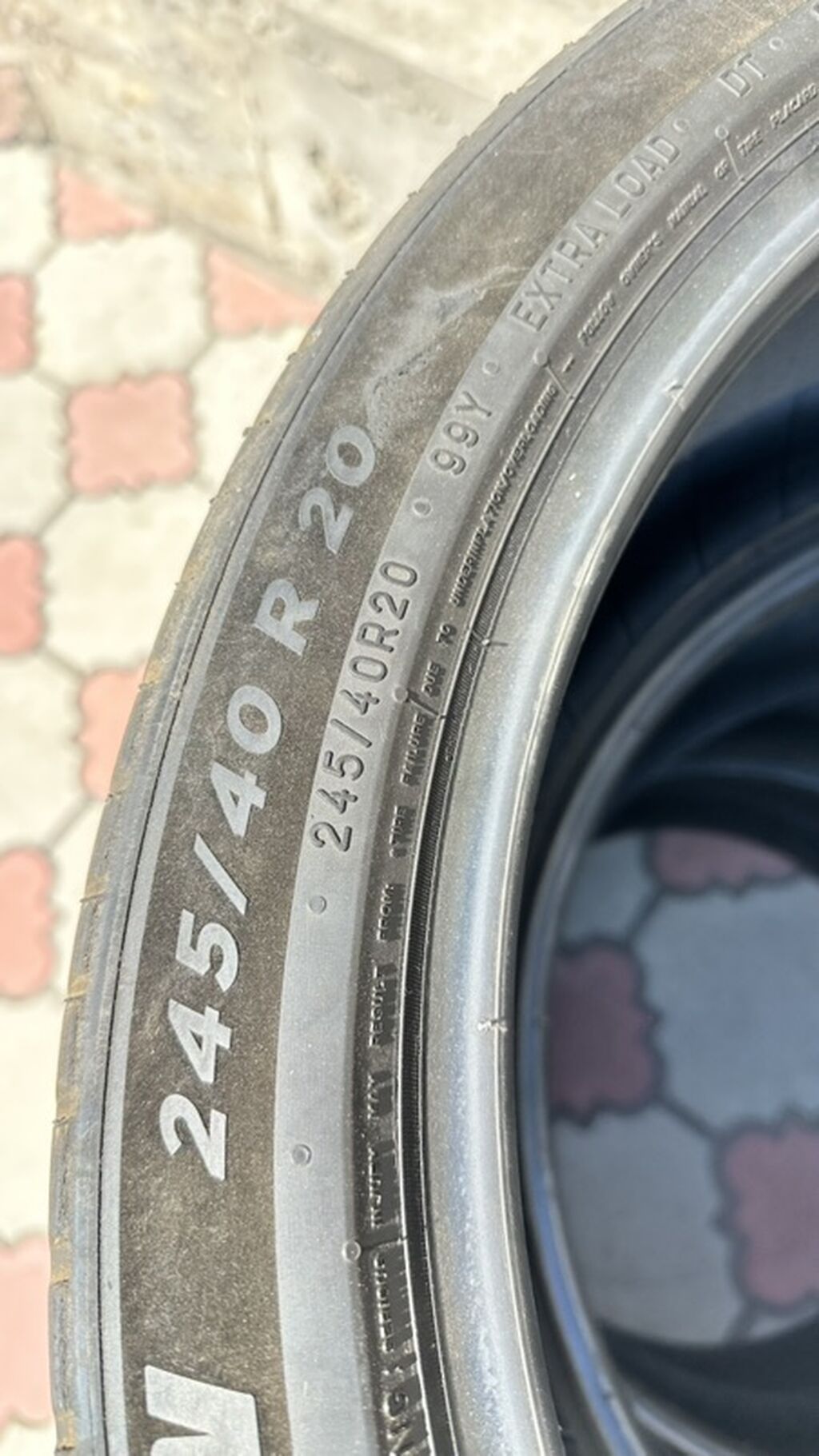 Шины 245 / 40 / R 20, Лето, Б/у, Комплект, Легковые, Michelin: фото 3