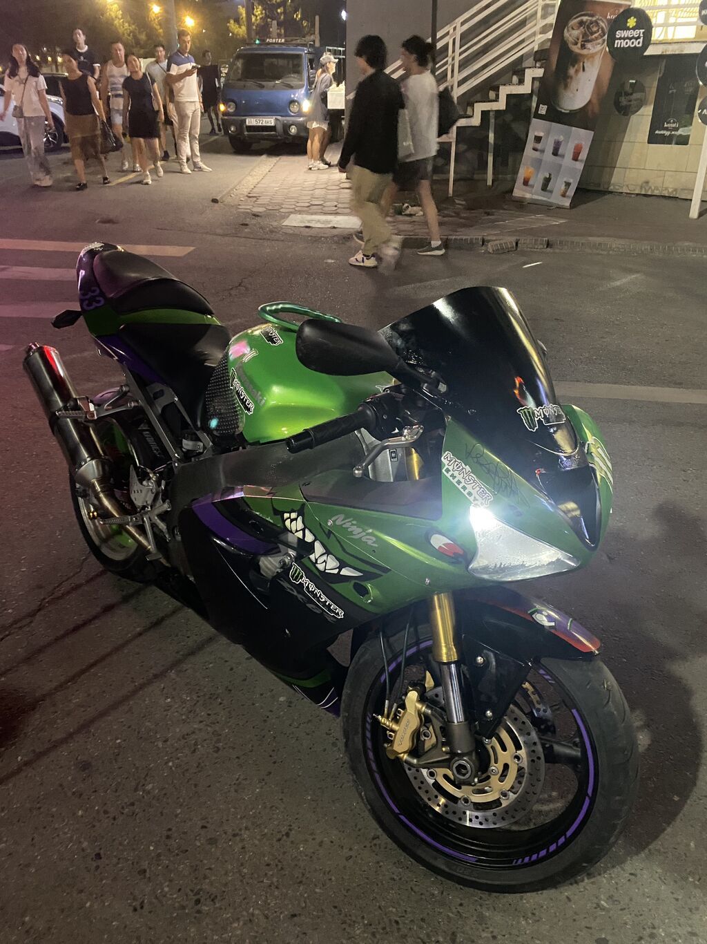 Спортбайк Kawasaki, 680 куб. см, Бензин, Взрослый, Б/у: фото 1