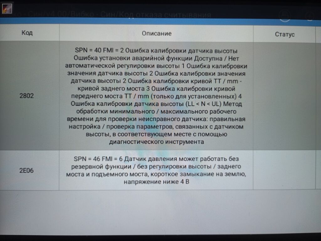 Профессиональный авто-сканер для диагностики грузовых и коммерческих: фото 4