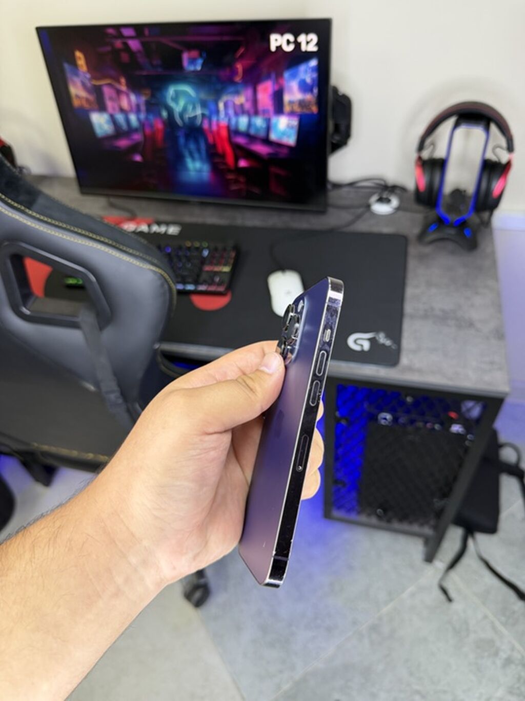 IPhone 14 Pro, Б/у, 256 ГБ, Deep Purple: фото 3