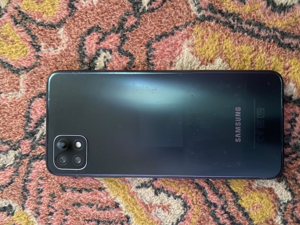 Samsung Galaxy A22 5G, Б/у, 64 ГБ, цвет - Черный, 2 SIM: фото 1