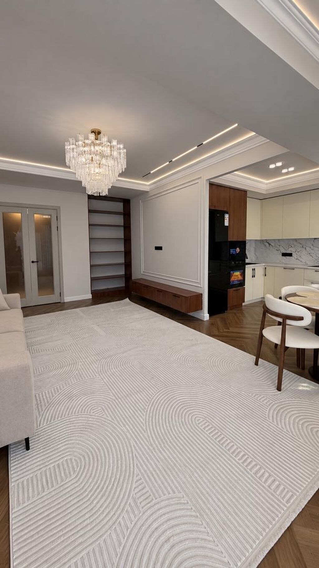 3 комнаты, 90 м², Кок-Жар ж/м Элитка, 6 этаж, Дизайнерский ремонт: фото 8
