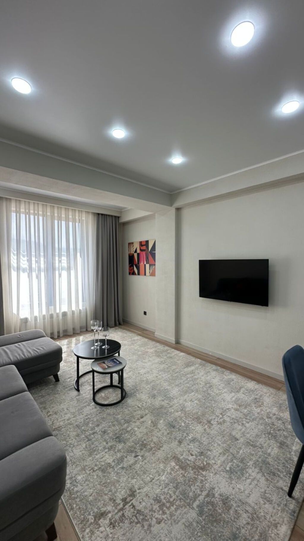 2 комнаты, 46 м², Асанбай мкр Элитка, 4 этаж, Евроремонт: фото 6