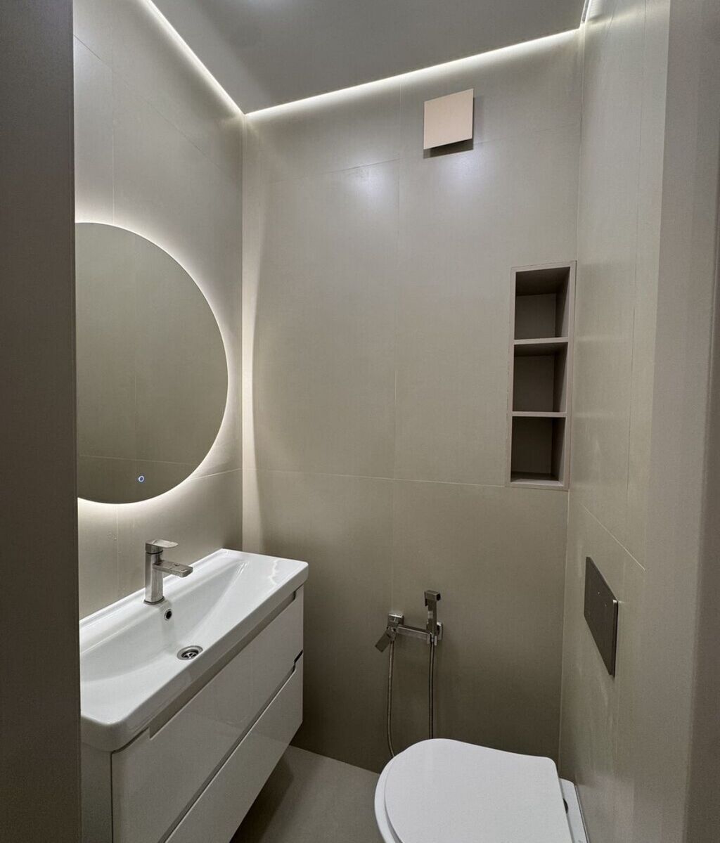 2 комнаты, 80 м², 7 мкр Элитка, 15 этаж, Дизайнерский ремонт: фото 8
