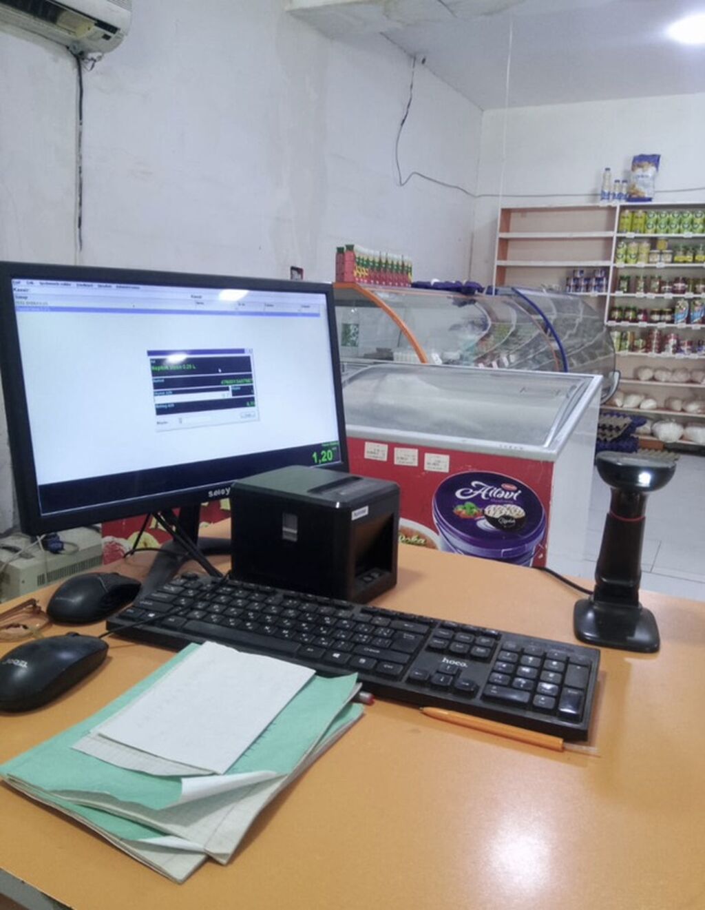 Market və mağazalar üçün kassaya qədər hazır POS/mağaza