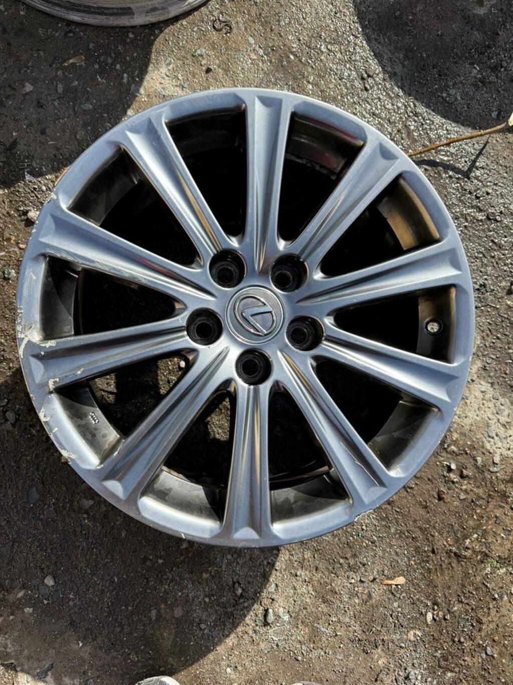 Литые Диски R 17 Lexus, Комплект, отверстий - 5, Б/у: фото 3