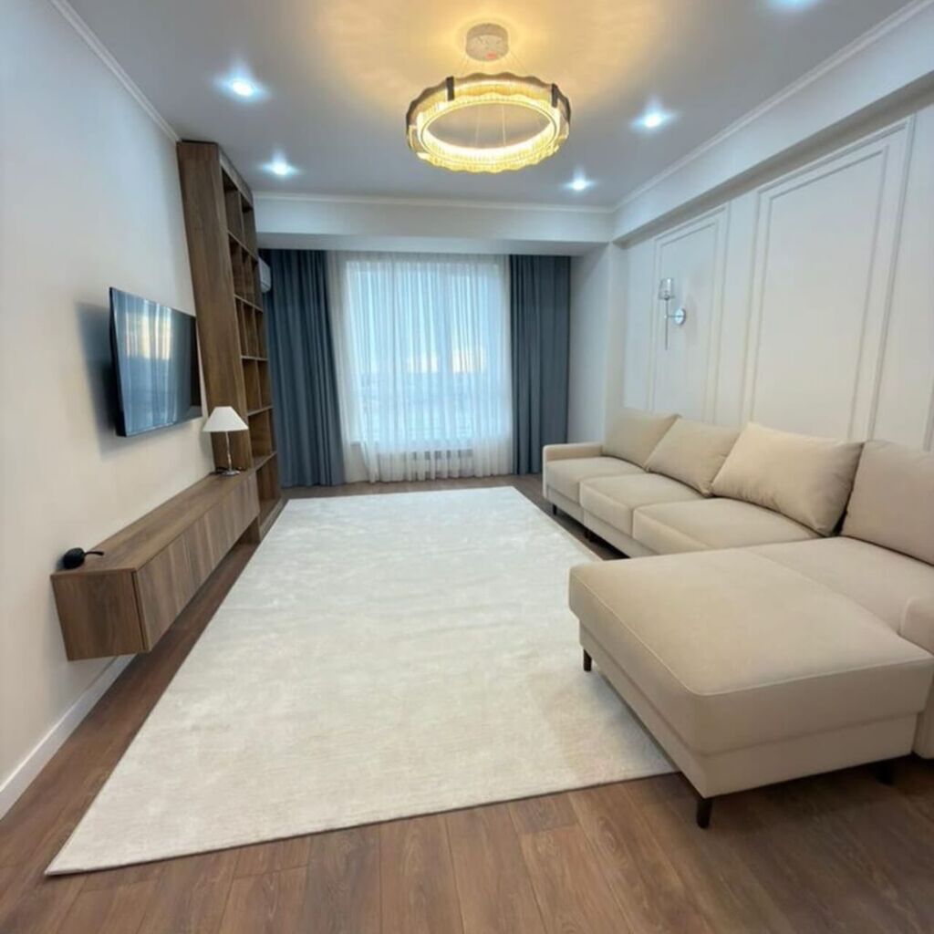 2 комнаты, 67 м², Пишпек Элитка, 13 этаж, Дизайнерский ремонт: фото 2