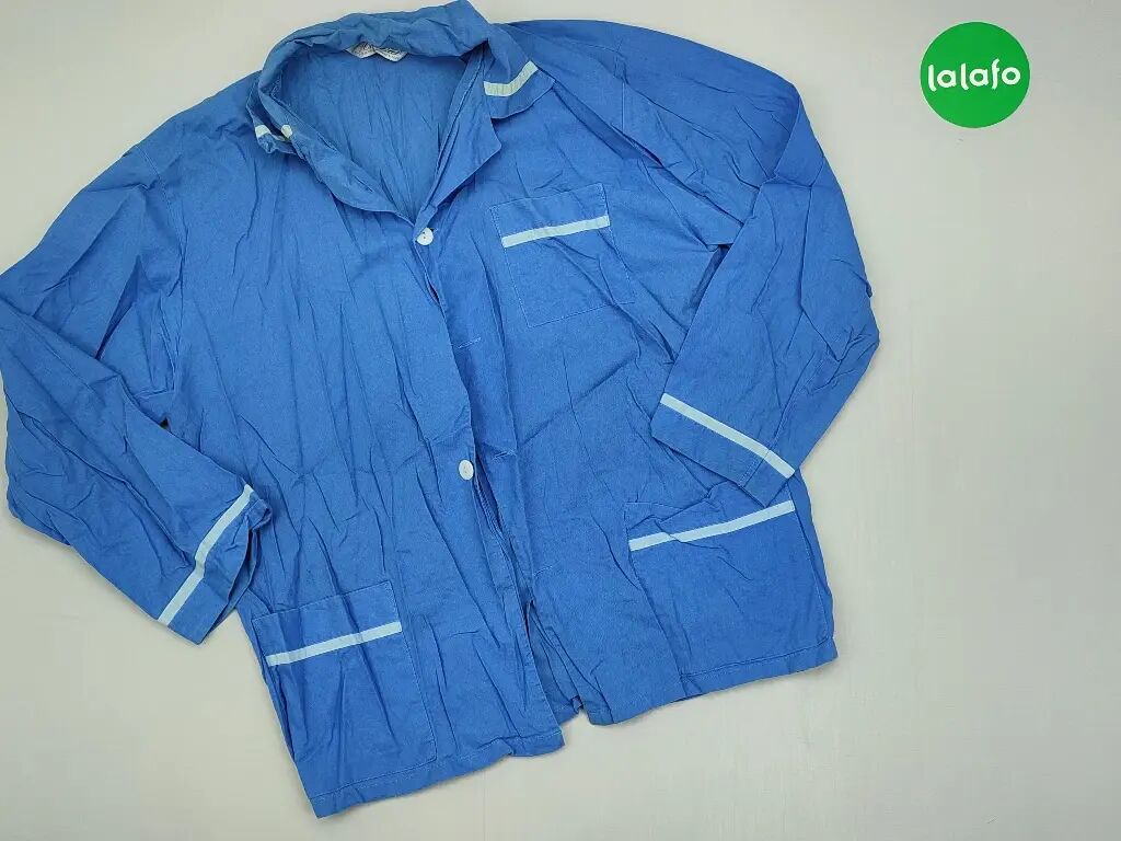 Koszule: Koszulа, XL (EU 42), stan - Zadowalający, wzór - Linia, kolor - Niebieski — 1