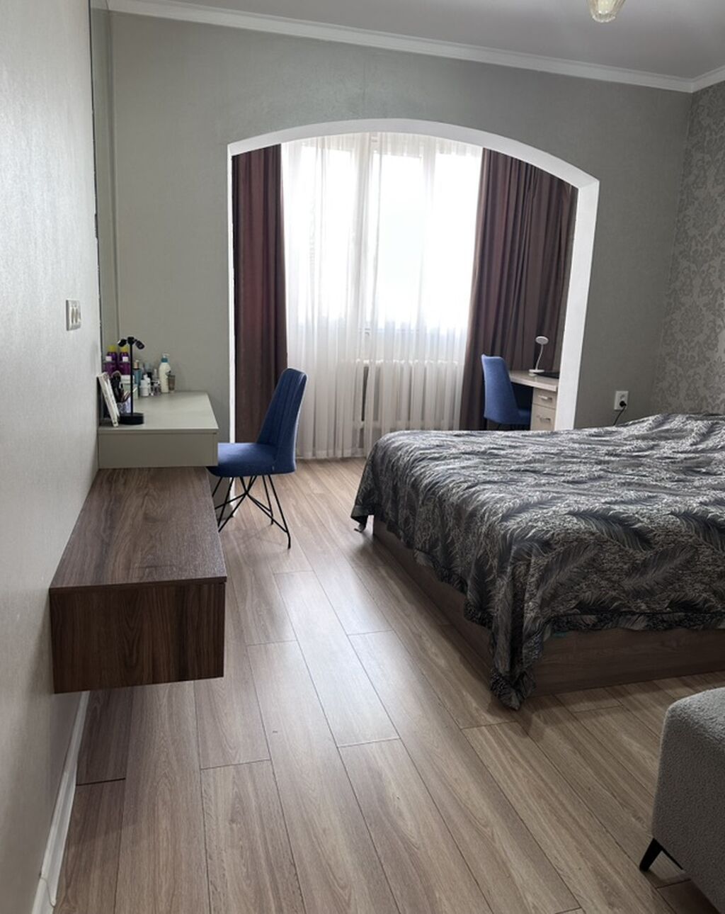 4 комнаты, 106 м², Тунгуч мкр 106 серия улучшенная, 6 этаж, Дизайнерский ремонт: фото 5