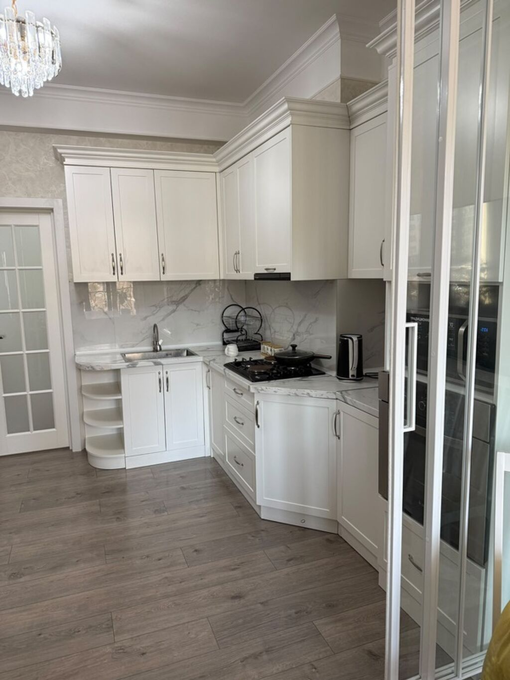 2 комнаты, 63 м², Асанбай мкр 5 этаж, Евроремонт: фото 2