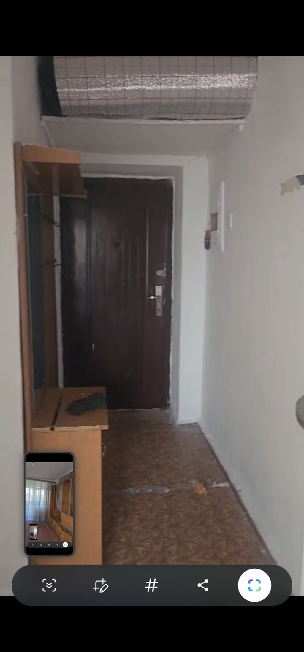 Kirayə üçün 1 otaqlı mənzil - Girişdə dəmir qapı, koridorda asılqanlı