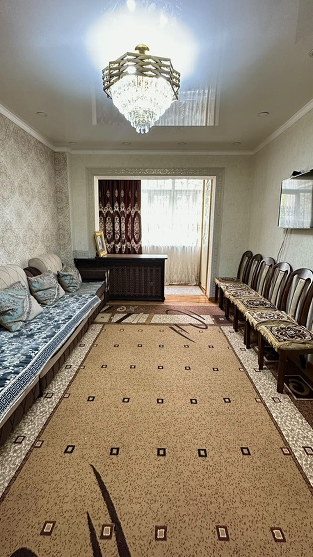 5 комнат, 115 м², Аламедин-1 мкр 105 серия, 2 этаж, Свежий ремонт: фото 2