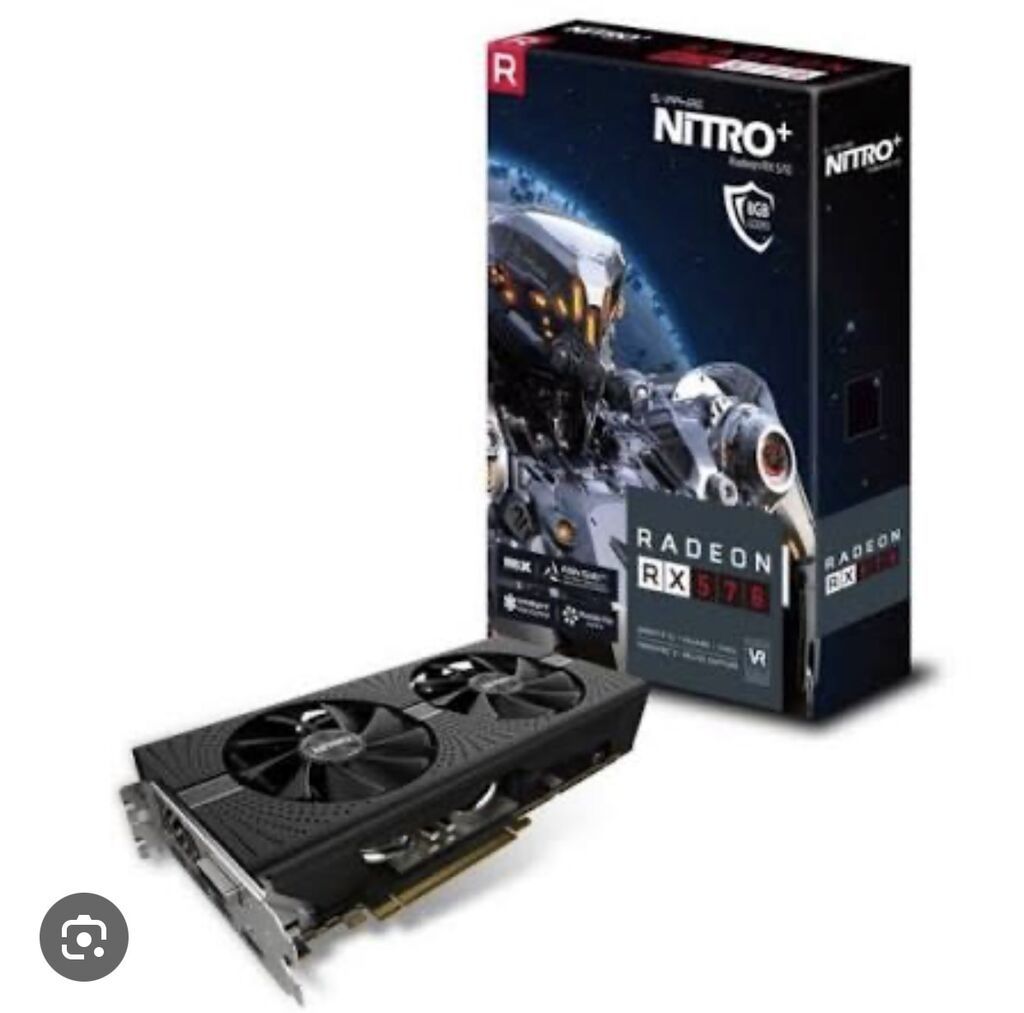 Видеокарта для ПК, Новый, AMD, Radeon RX, 4 ГБ