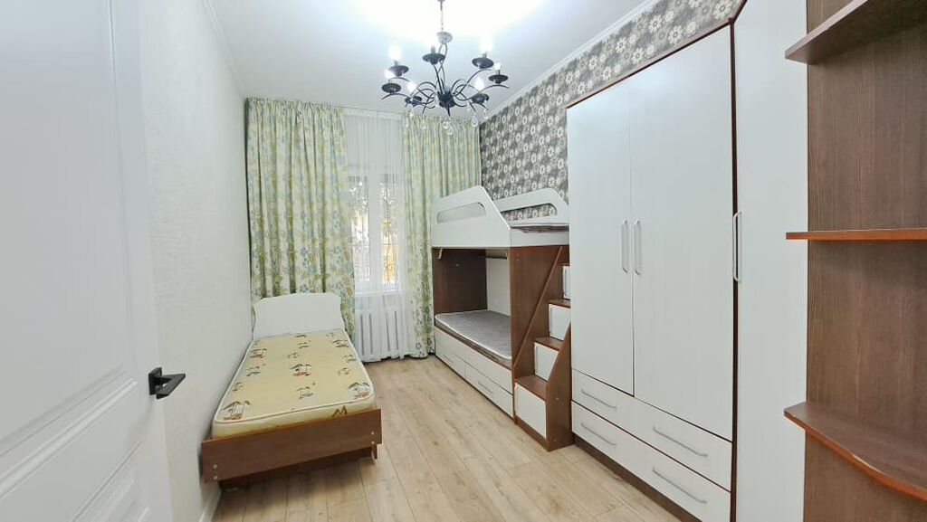 3 комнаты, 69 м², Аламедин-1 мкр 105 серия, 1 этаж, Свежий ремонт: фото 2