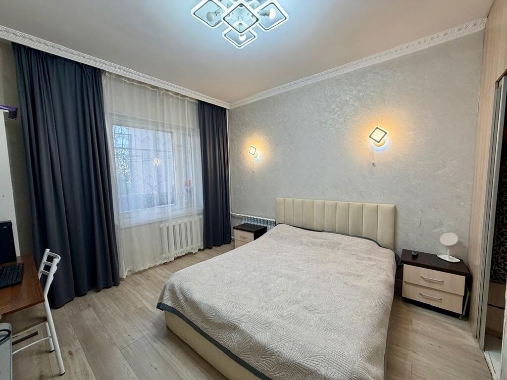 2 комнаты, 52 м², ул. Боконбаева / Гоголя 105 серия, 2 этаж, Евроремонт: фото 3