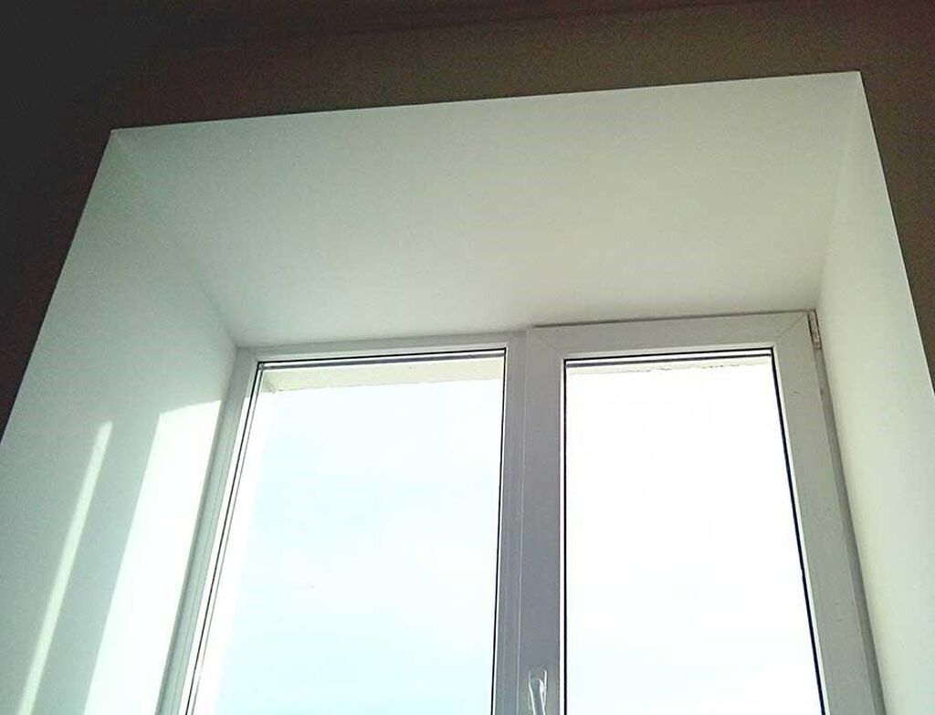 Внутренняя отделка откосов окна