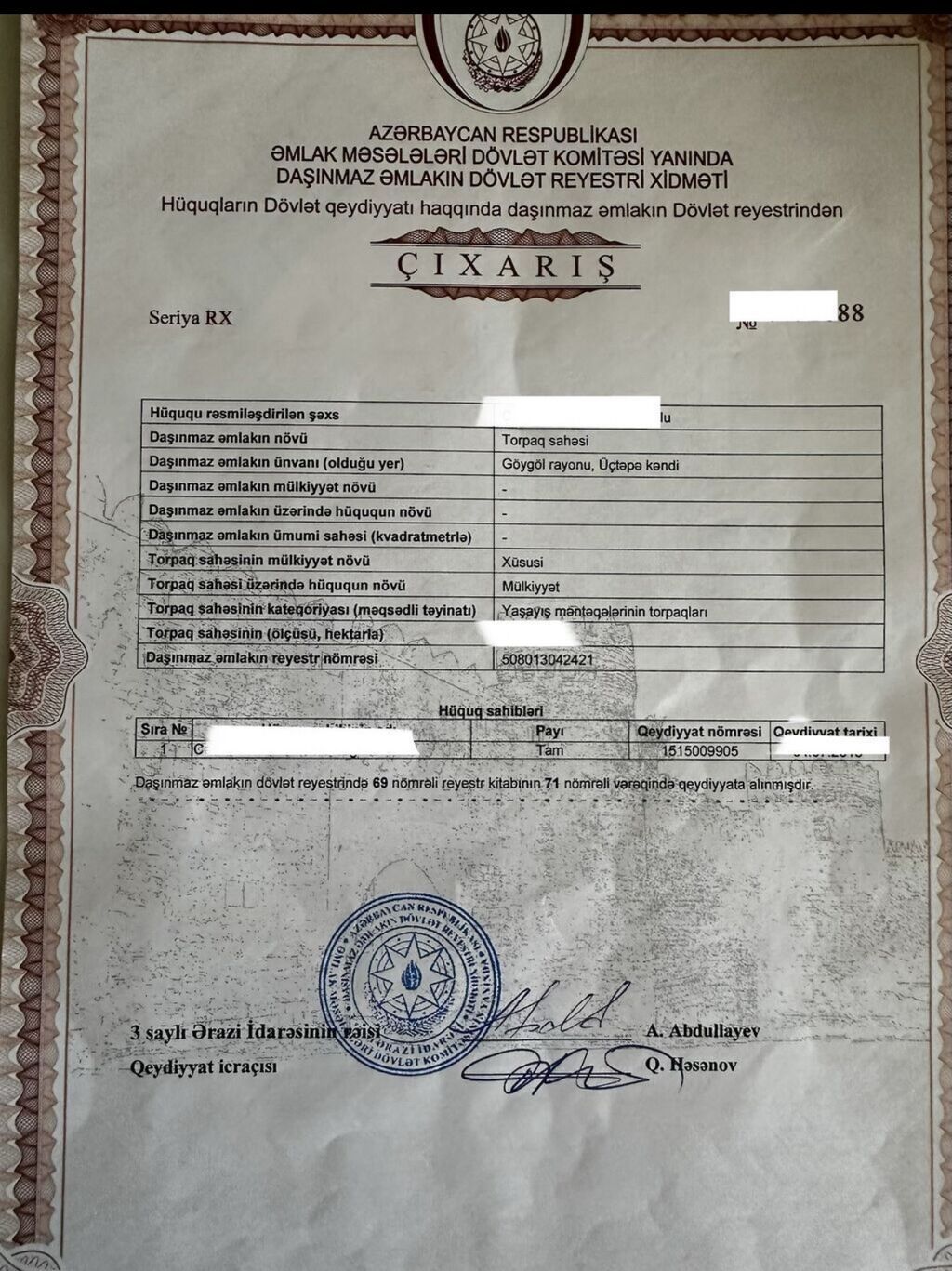 ‼️‼️ TƏCİLİ - Satılır torpaq 31 sot ✅ Gəncə, Üçtəpədə torpaq